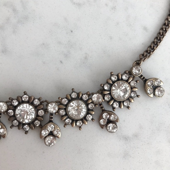 Forever 21 Crystal Gem Necklace - Picture 2 of 7